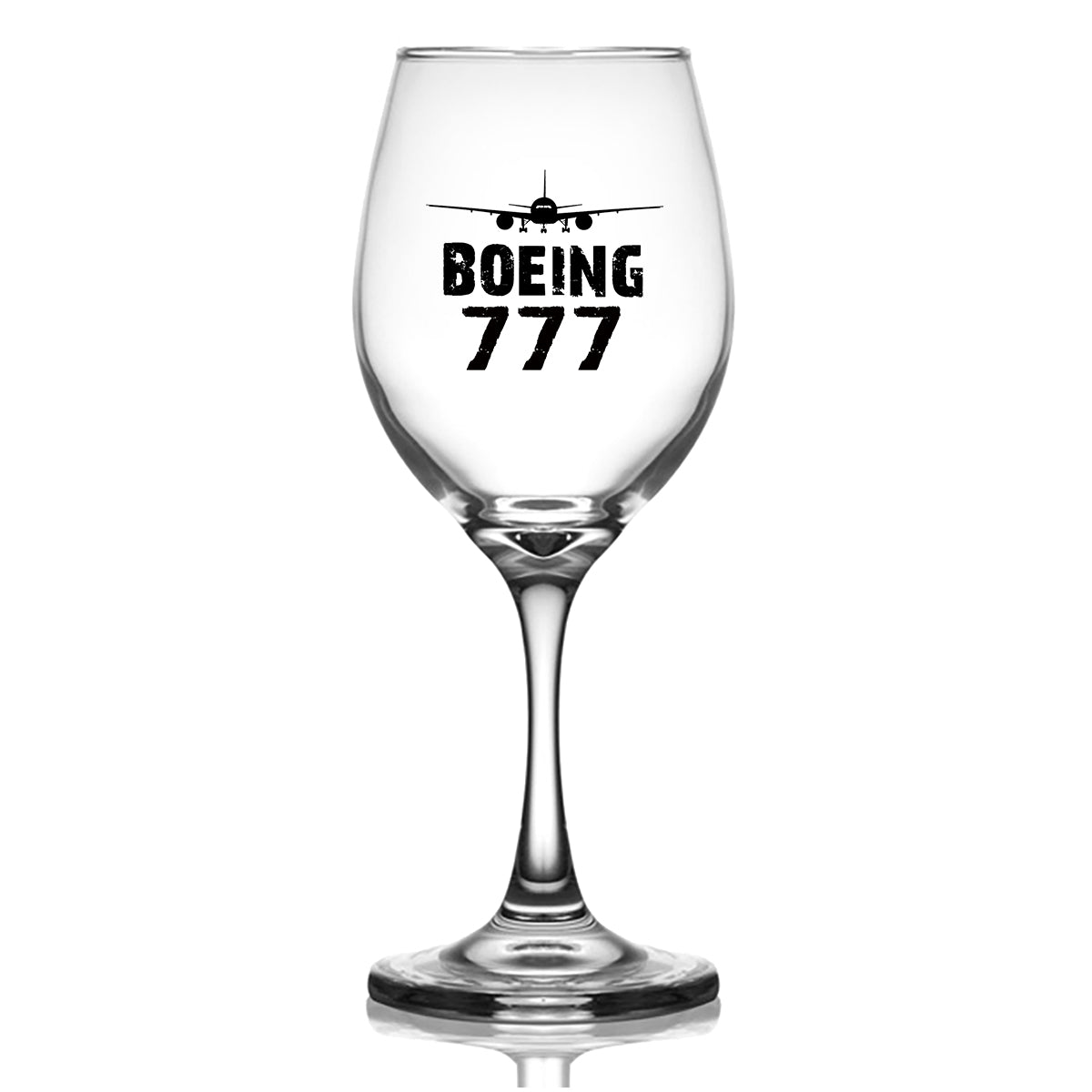 Boeing 777 & Plane Designed Wine Glasses
