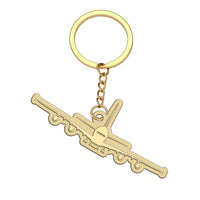 Thumbnail for Airbus A380 Silhouette Designed Hollow Key Chains