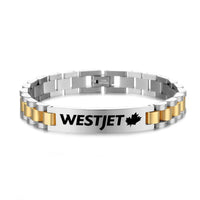 Thumbnail for WestJet Airlines Designed Stainless Steel Chain Bracelets