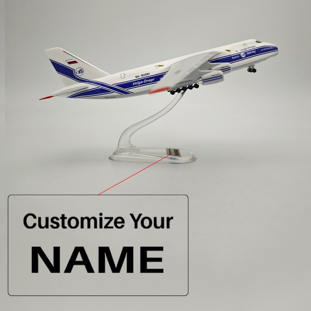 Ukrainian Antonov Ukraine An-124 (AN124)  Airplane Model (1/400 Scale)