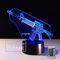 Thumbnail for 3D Machine Gun Designed Night Lamp