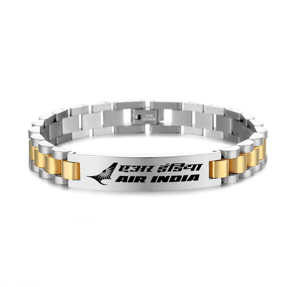 Air India Airlines Designed Stainless Steel Chain Bracelets
