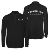 Thumbnail for Travelling All Around The World Designed Long Sleeve Polo T-Shirts (Double-Side)
