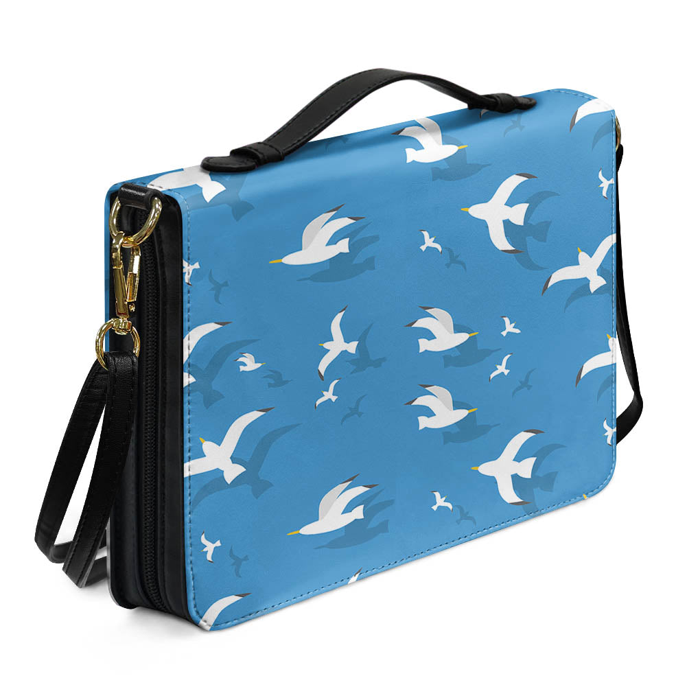 Seamless Seagulls Designed PU Accessories Bags Strap Style