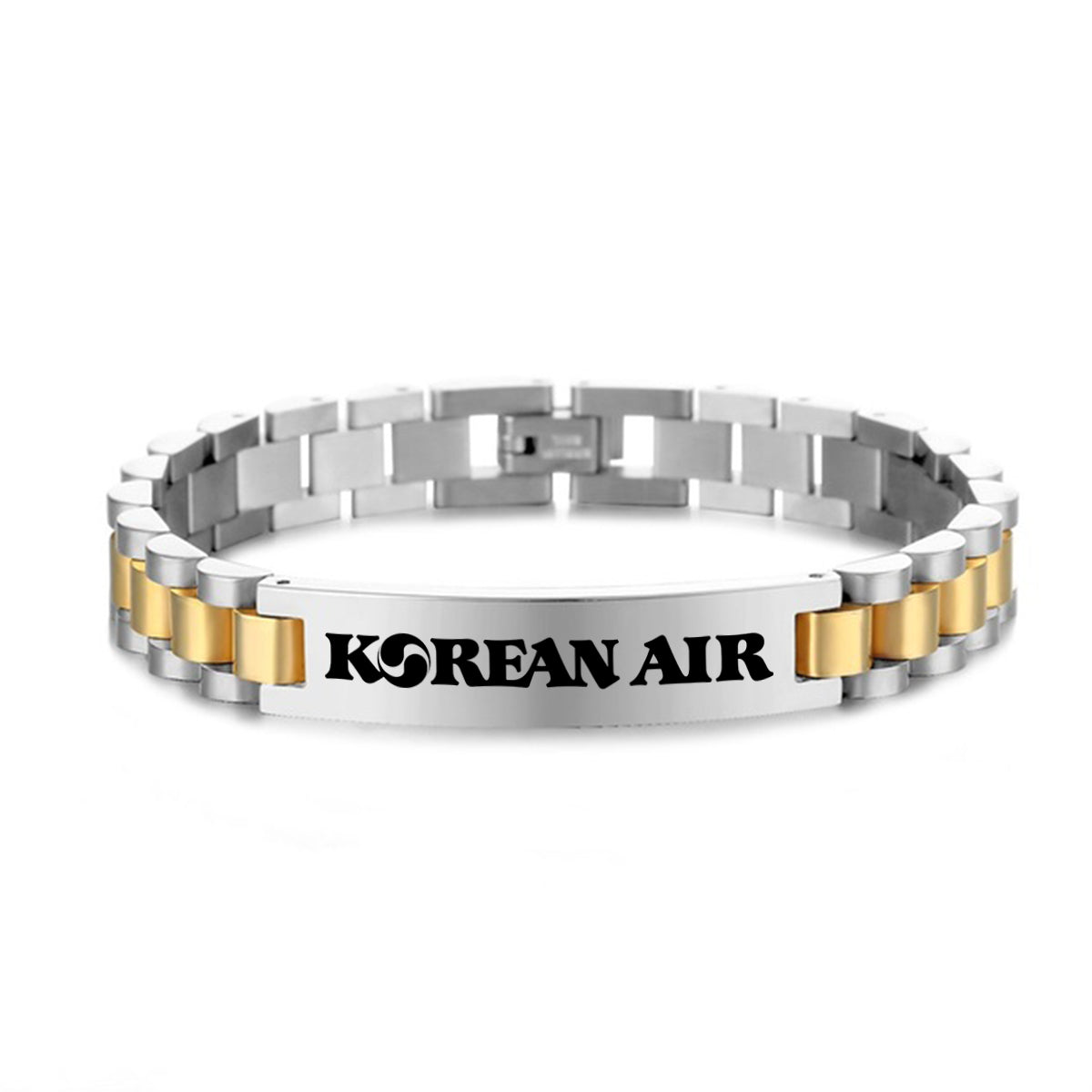 Korean Airlines Designed Stainless Steel Chain Bracelets