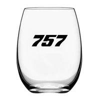 Thumbnail for 757 Flat Text Designed Water & Drink Glasses