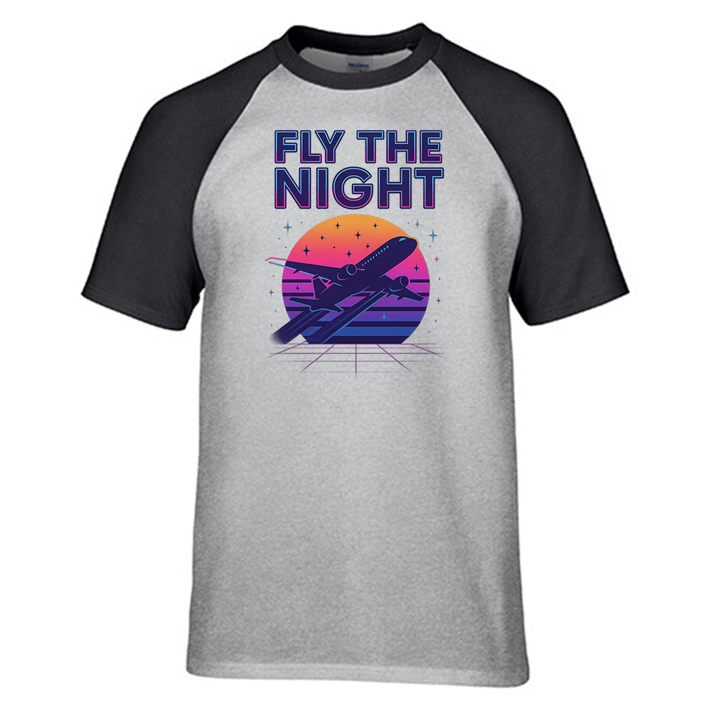 Fly The Night Designed Raglan T-Shirts