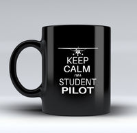 Thumbnail for Student Pilot Designed Black Mugs