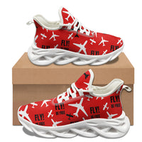 Thumbnail for Fly Be Free Red Designed Sports Running Jogging Shoes