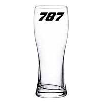 Thumbnail for 787 Flat Text Designed Pilsner Beer Glasses