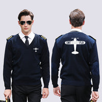 Thumbnail for Eat Sleep Fly & Propeller Designed Wool Pilot Sweaters