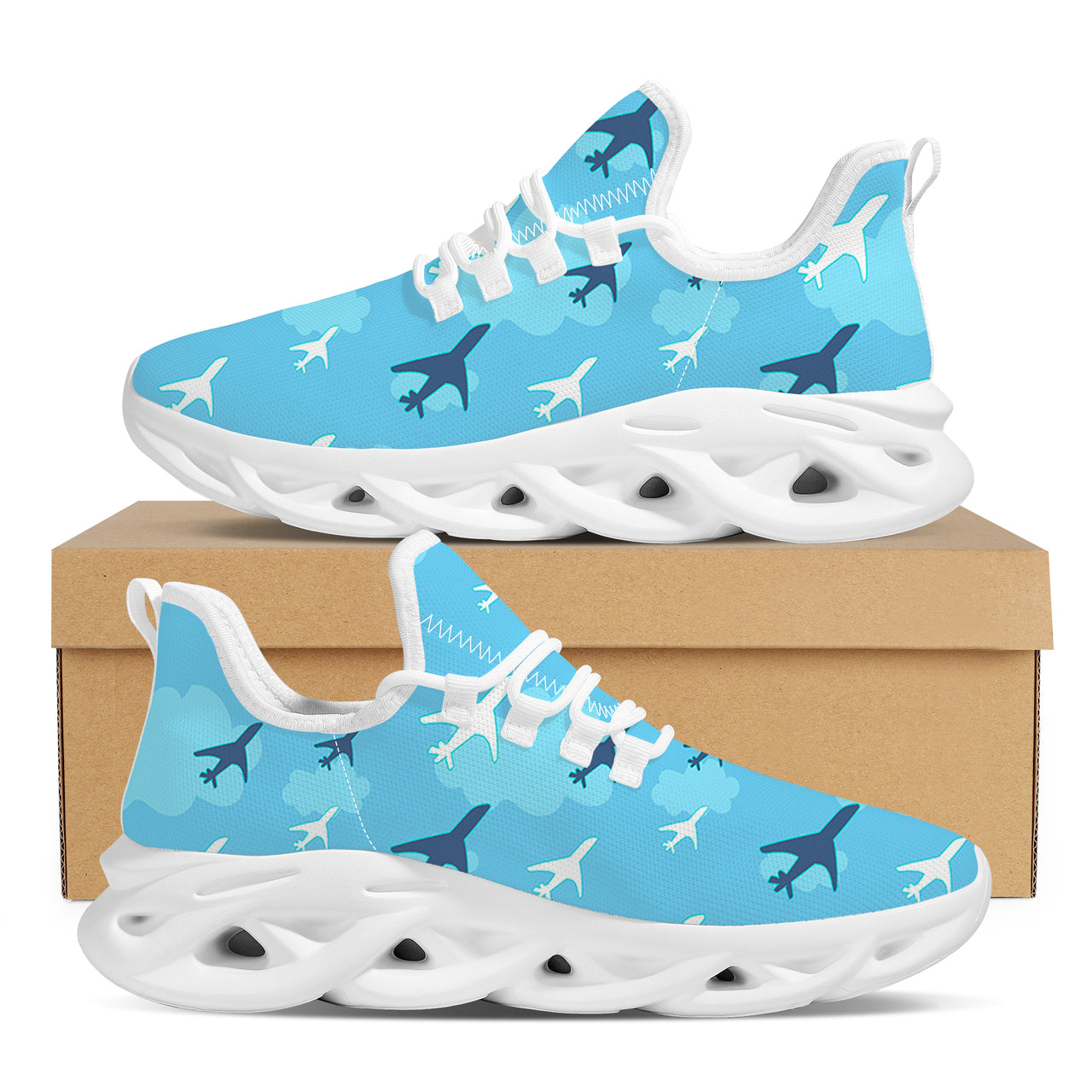 Cool & Super Airplanes Designed Sports Running Jogging Shoes