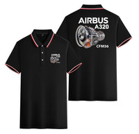 Thumbnail for Airbus A320 & CFM56 Engine Designed Stylish Polo T-Shirts (Double-Side)