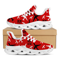 Thumbnail for Fly Be Free Red Designed Sports Running Jogging Shoes