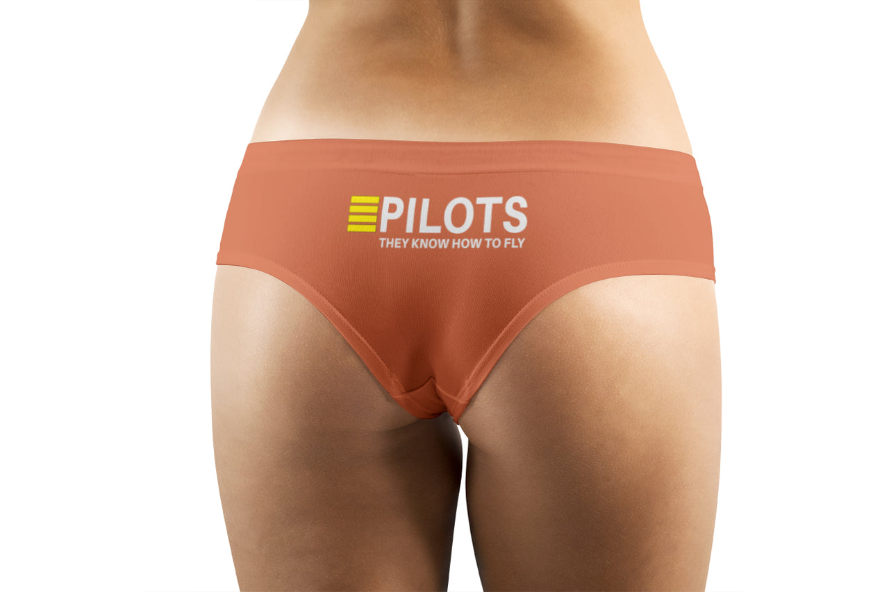 Pilots They Know How To Fly Designed Women Panties & Shorts