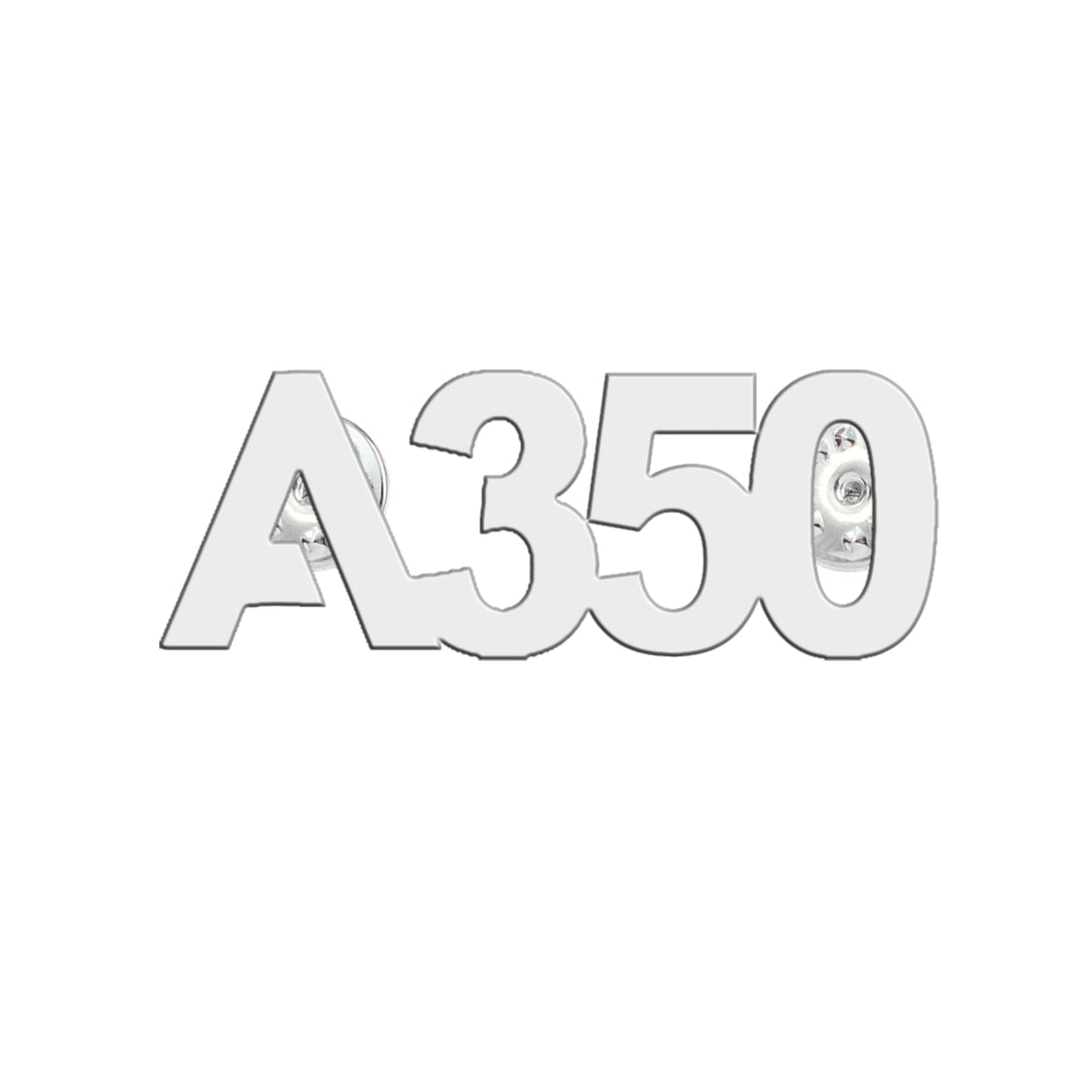 A350 Flat Text Designed Hollow Pins