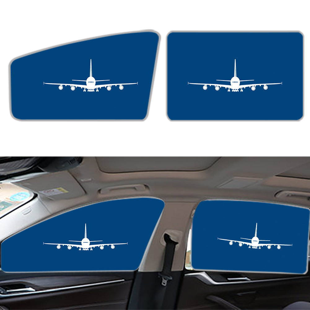 Airbus A380 Silhouette Designed Car Sun Shade (Side window)