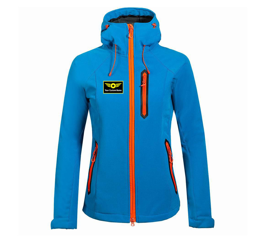 Custom Name (Special Badge) Designed "Women" Polar Jackets
