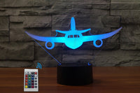 Thumbnail for Face to Face with Airliner Jet Designed 3D Lamps