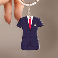 Thumbnail for American Airlines Uniform Acrylic Keychain