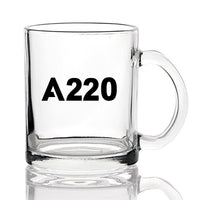 Thumbnail for A220 Flat Text Designed Coffee & Tea Glasses