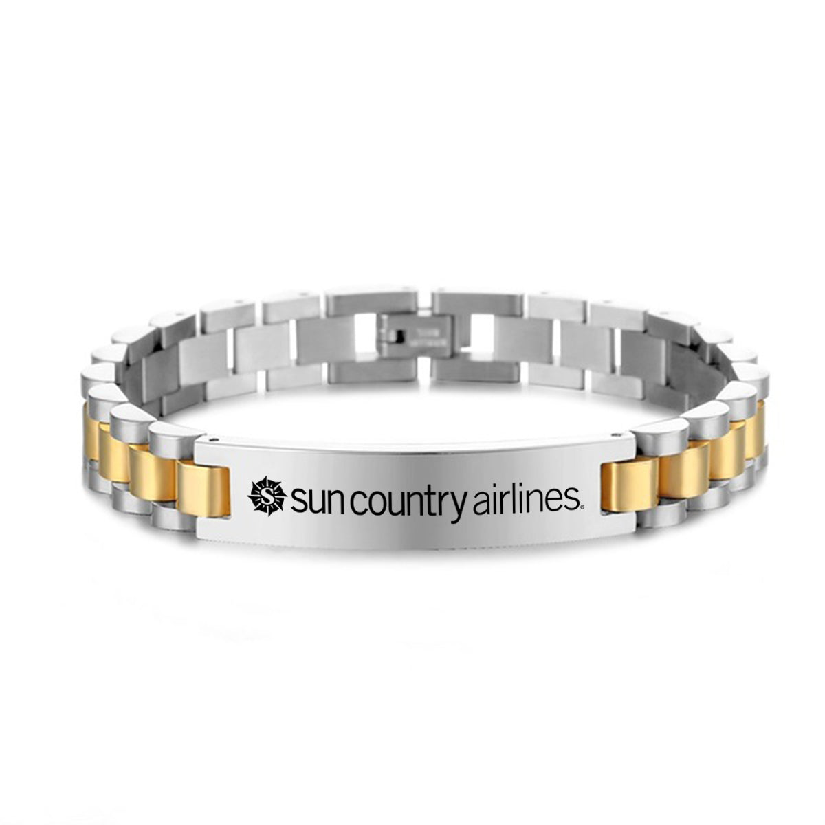 Sun Country Airlines Designed Stainless Steel Chain Bracelets