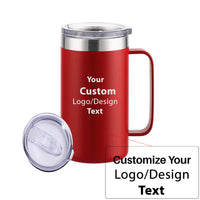 Thumbnail for Custom Design Image Logo Designed Stainless Steel Beer Mugs
