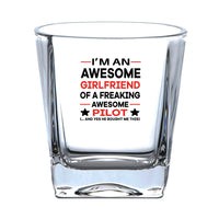 Thumbnail for I am an Awesome Girlfriend Designed Whiskey Glass