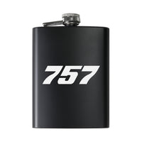 Thumbnail for 757 Flat Text Designed Stainless Steel Hip Flasks
