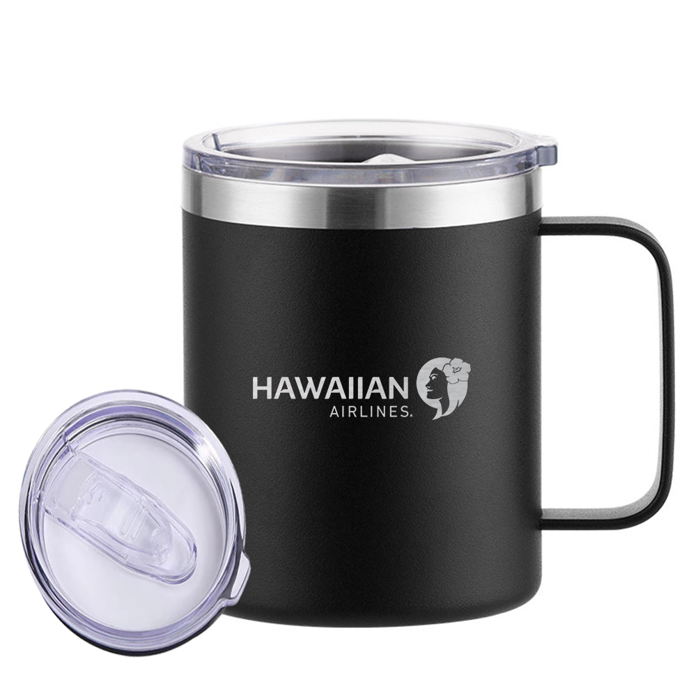 Hawaiian Airlines Designed Stainless Steel Laser Engraved Mugs