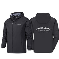 Thumbnail for Travelling All Around The World Designed Rain Jackets & Windbreakers