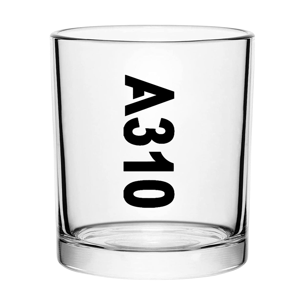 A310 Text Designed Special Whiskey Glasses