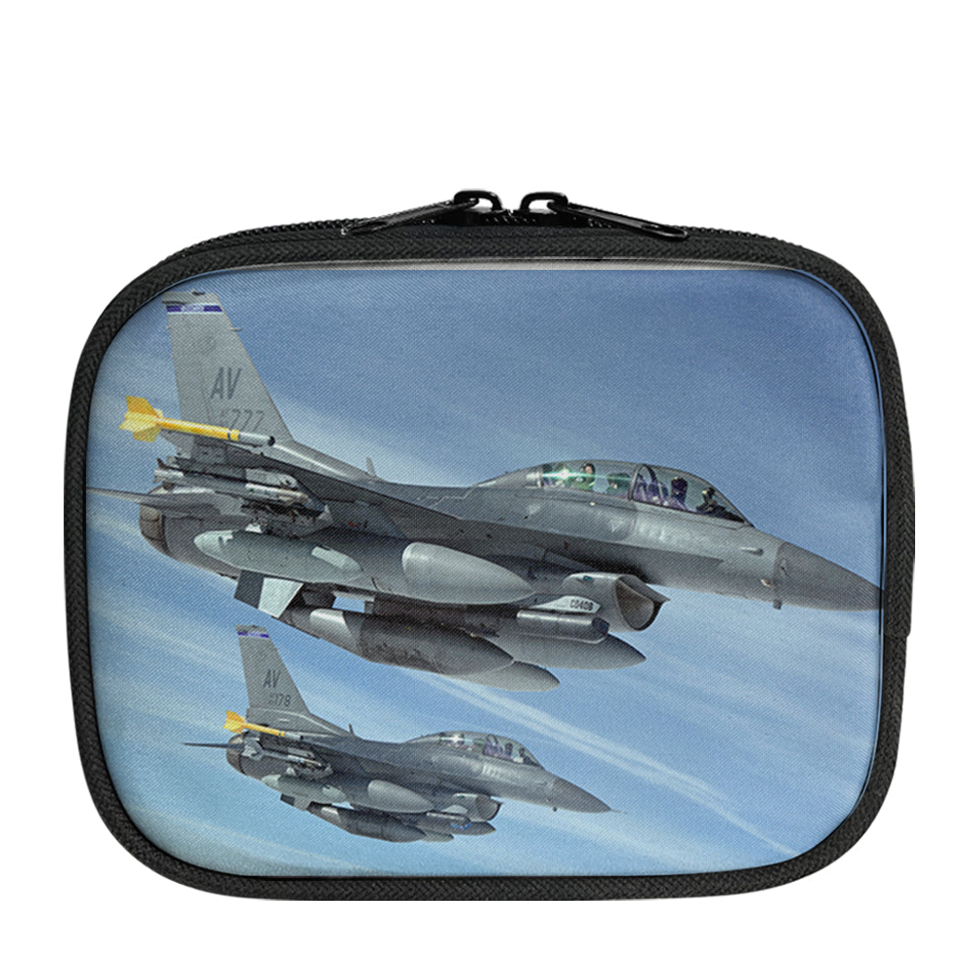 Two Fighter Jets  Designed Travel & Medical Storage Bags