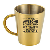 Thumbnail for I am an Awesome Boyfriend Designed Stainless Steel Coffee Mugs