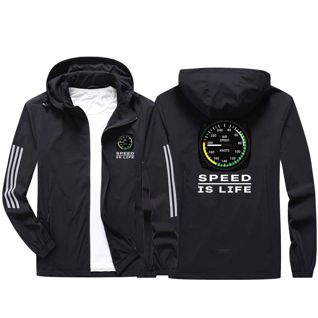 Speed Is Life Sport & Running Jackets