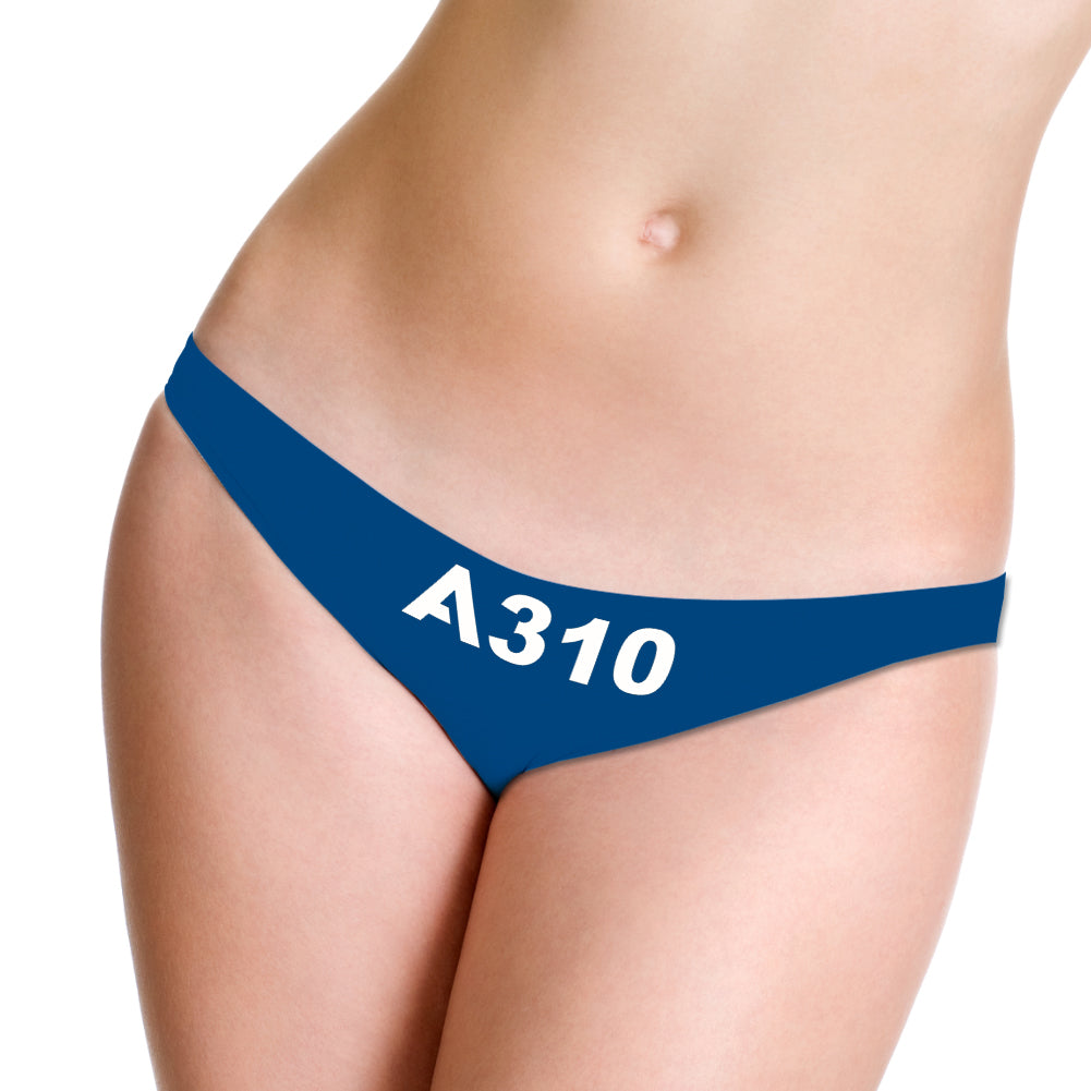 A310 Flat Text Designed Women T-back & Thongs