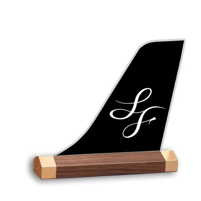 StarFlyer Airlines Tail Logo Desk Models aviation design on premium acrylic and metal 3D airplane tail craft.
