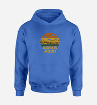 Thumbnail for Retro Airbus A330 Designed Hoodies