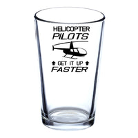 Thumbnail for Helicopter Pilots Get It Up Faster Designed Beer & Water Glasses