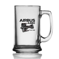 Thumbnail for Airbus A380 & Trent 900 Engine Designed Beer Glass with Holder