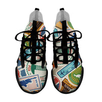 Thumbnail for Travel Stickers Designed Fashion Running Shoes