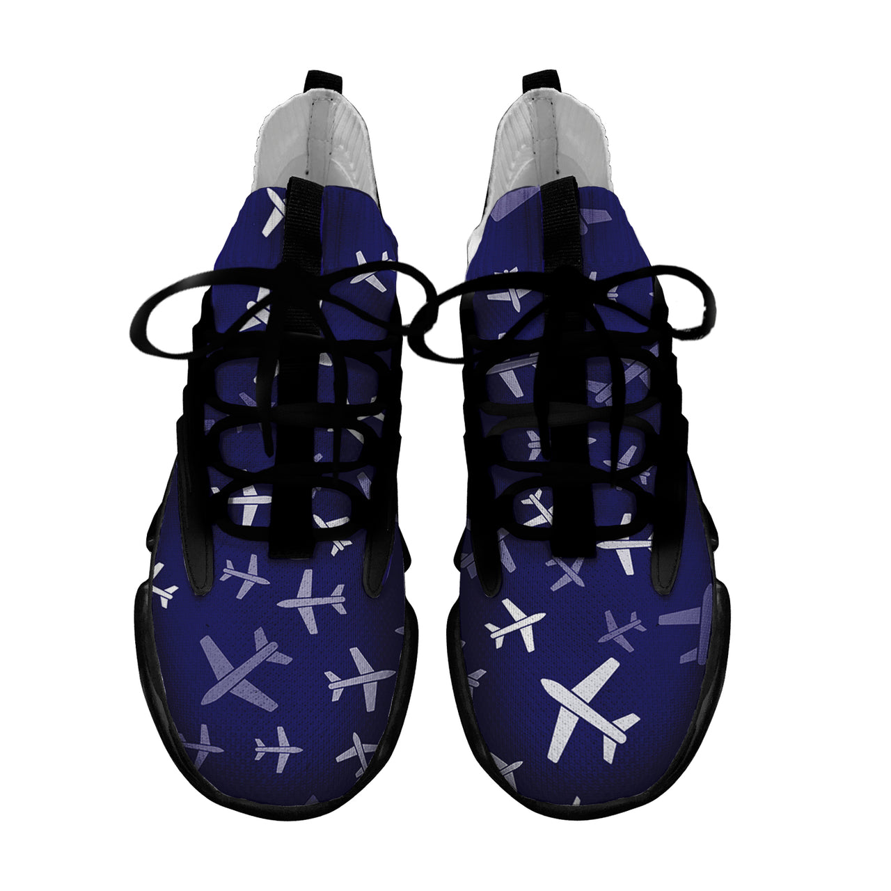 Different Sizes Seamless Airplanes Designed Fashion Running Shoes