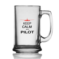Thumbnail for Pilot (777 Silhouette) Designed Beer Glass with Holder