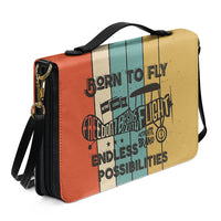 Thumbnail for Colourful Born To Fly 2 Designed PU Accessories Bags Strap Style