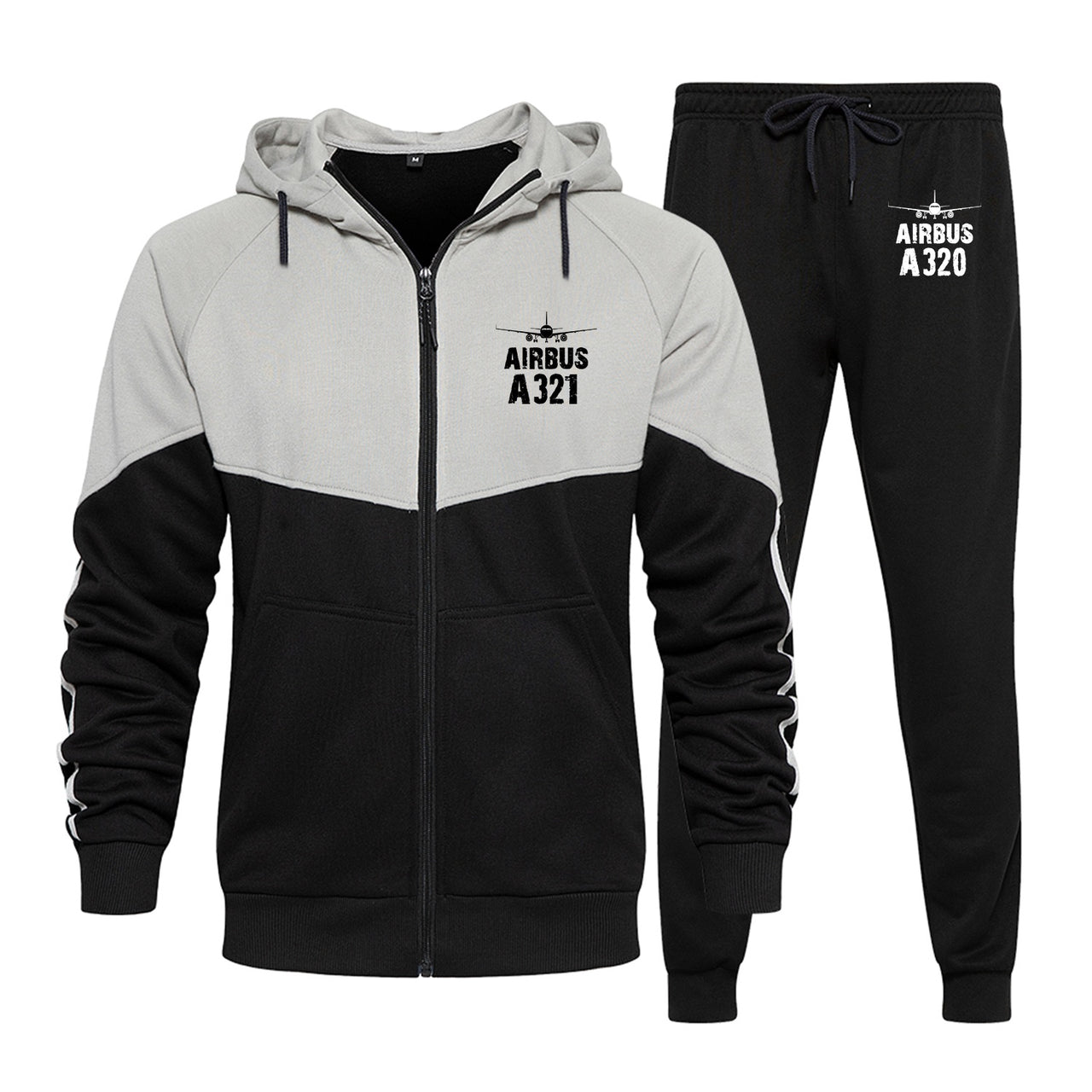 Airbus A321 & Plane Designed Colourful Z. Hoodies & Sweatpants