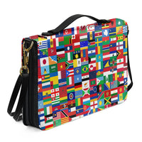Thumbnail for World Flags Designed Designed PU Accessories Bags Strap Style