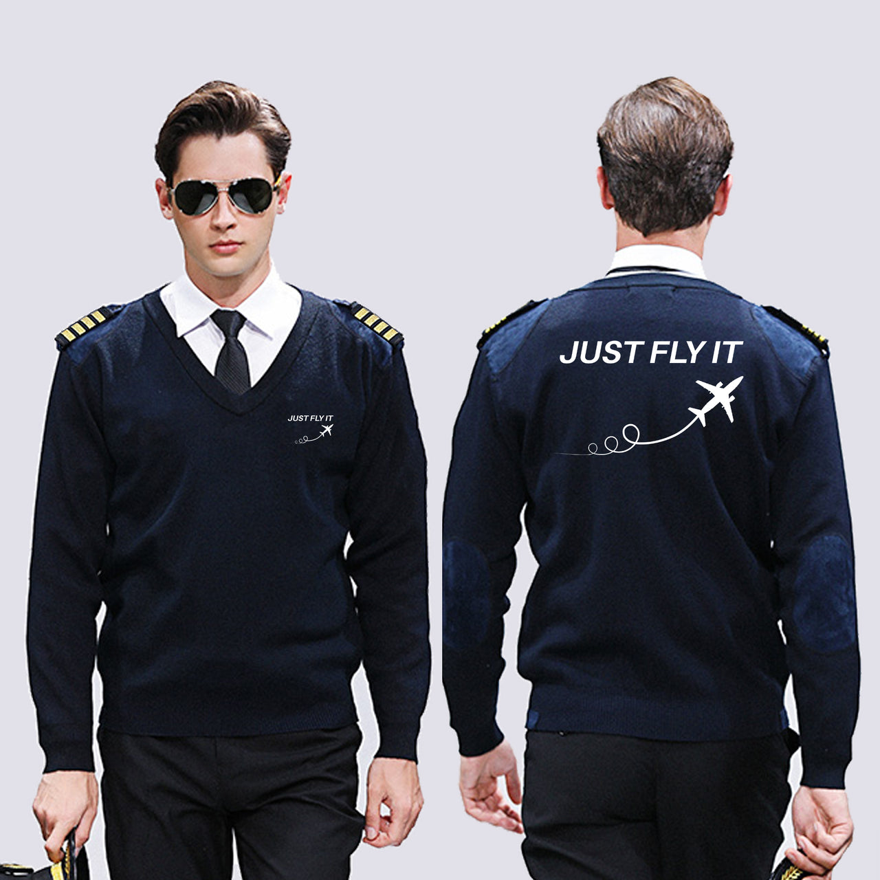 Just Fly It Designed Wool Pilot Sweaters