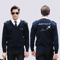 Thumbnail for Just Fly It Designed Wool Pilot Sweaters