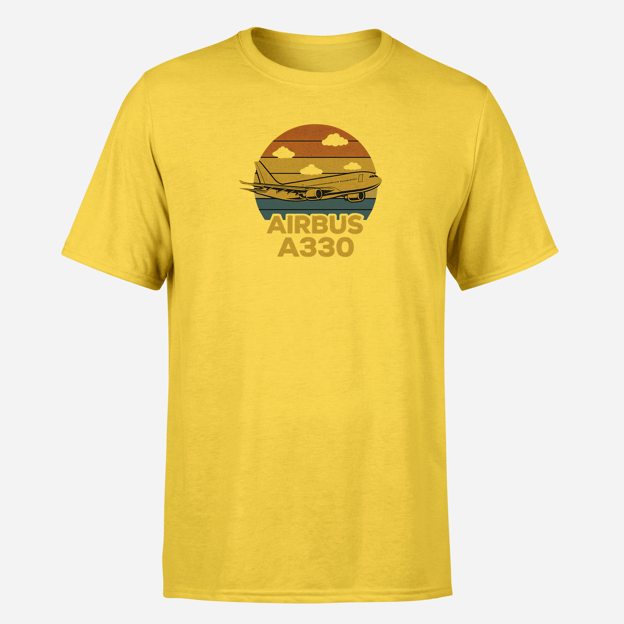 Retro Airbus A330 Design Super Quality T-Shirts