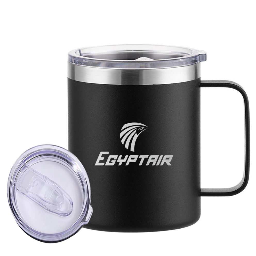 Egyptair Airlines Designed Stainless Steel Laser Engraved Mugs